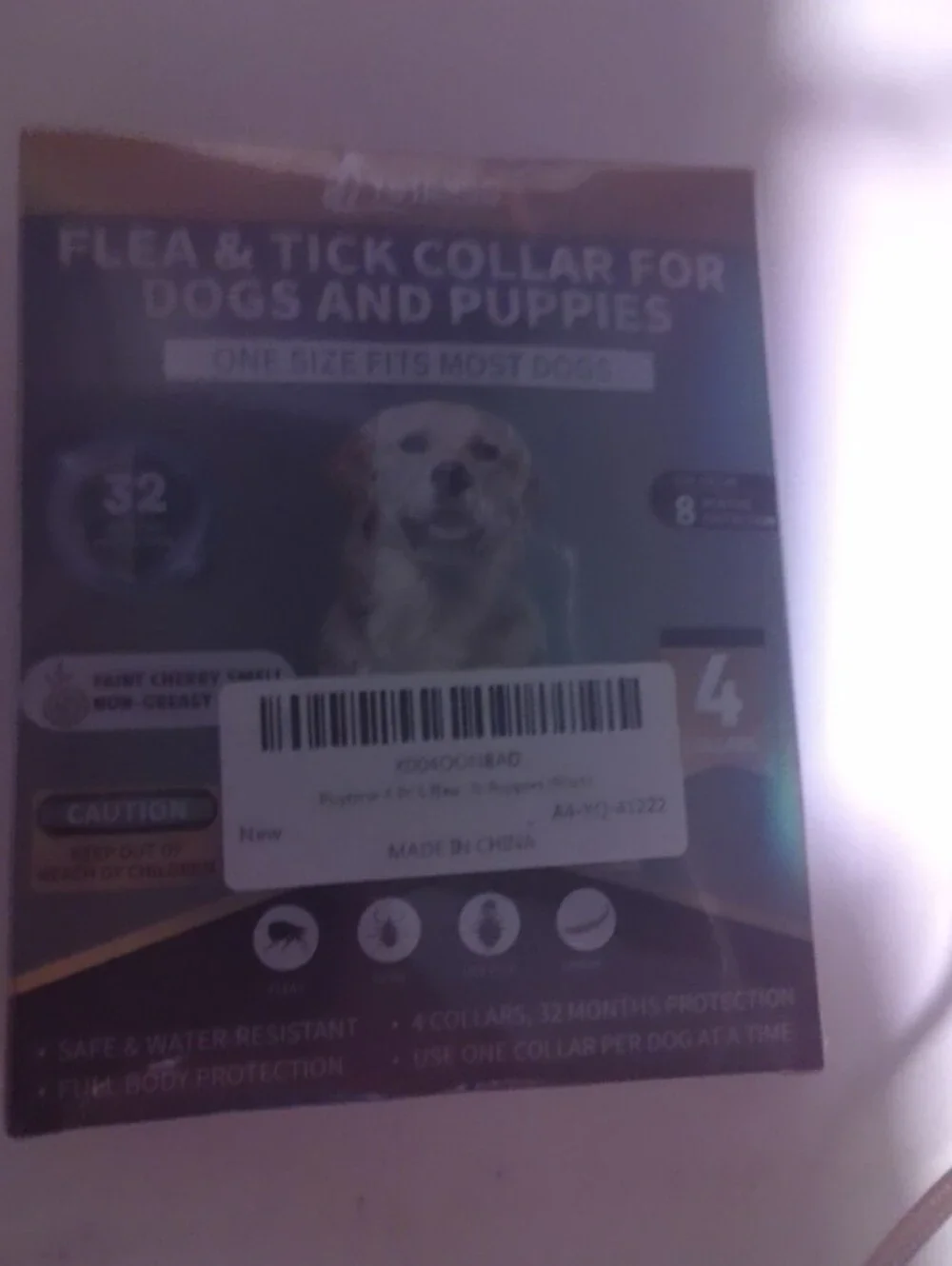 Flea & Tick Collar for Dogs and Puppies - Brown